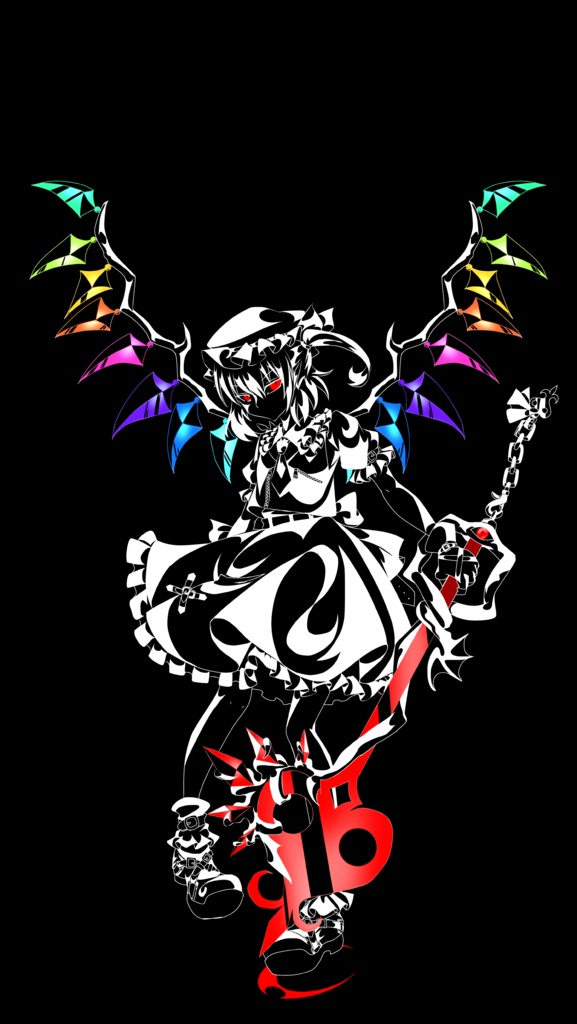 切り絵風キーブレードフランちゃんアクリルフィギュア