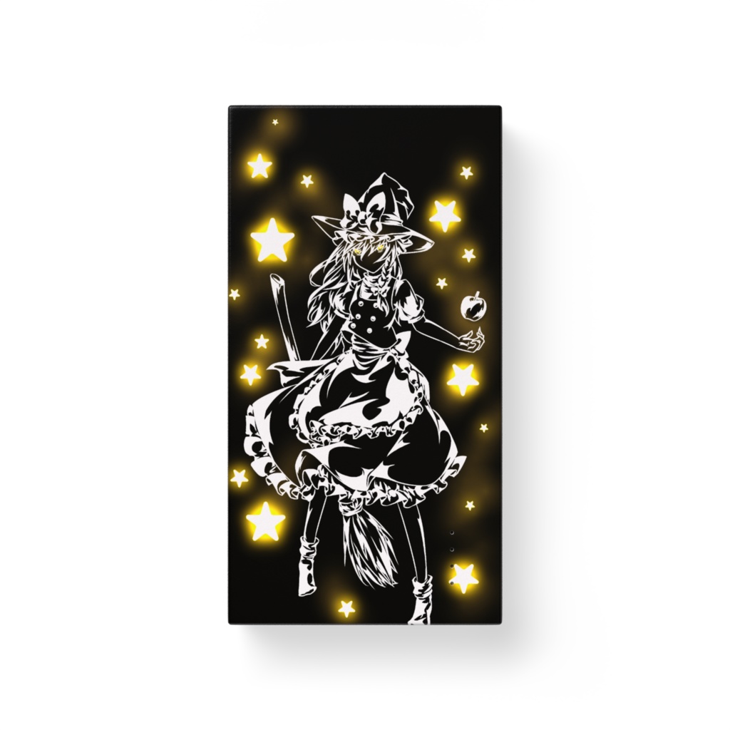 東方モバイルバッテリー 切り絵風 霧雨魔理沙