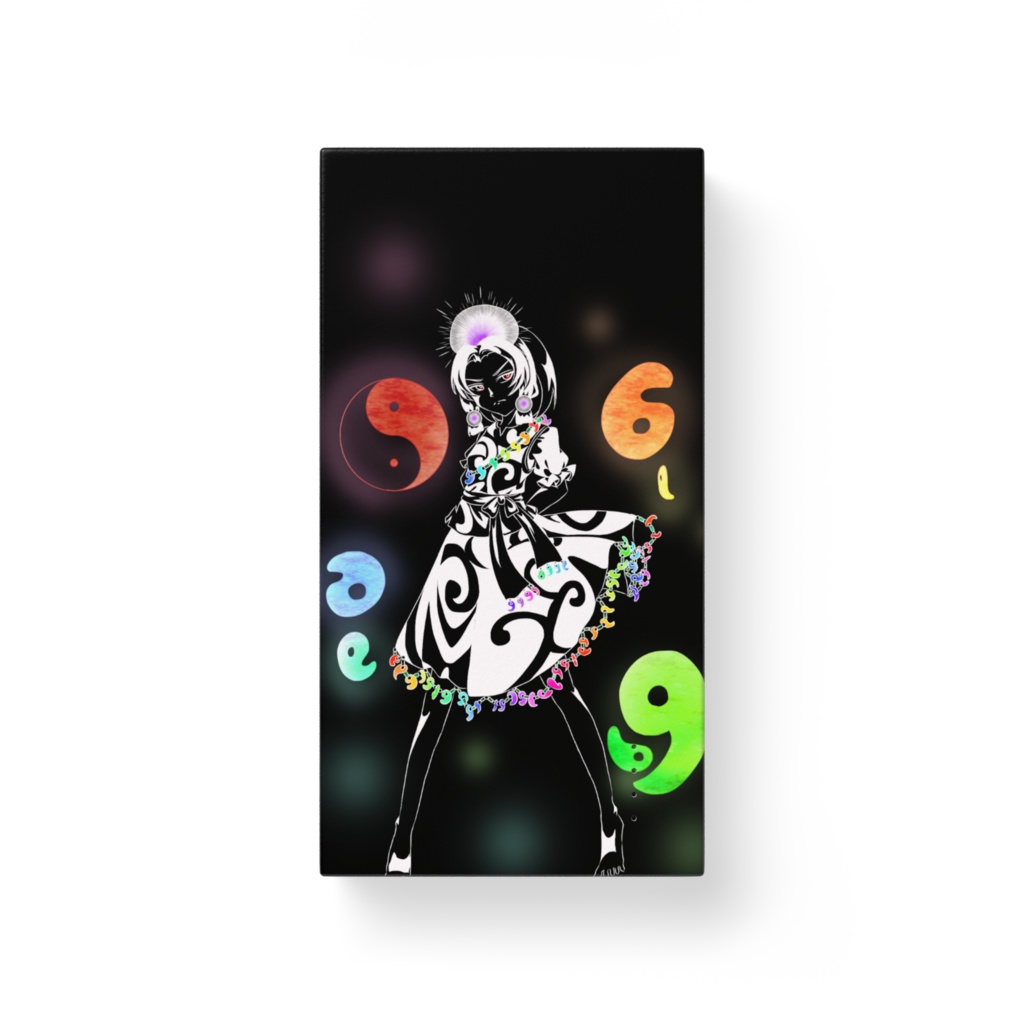 東方モバイルバッテリー 切り絵風 玉造魅須丸