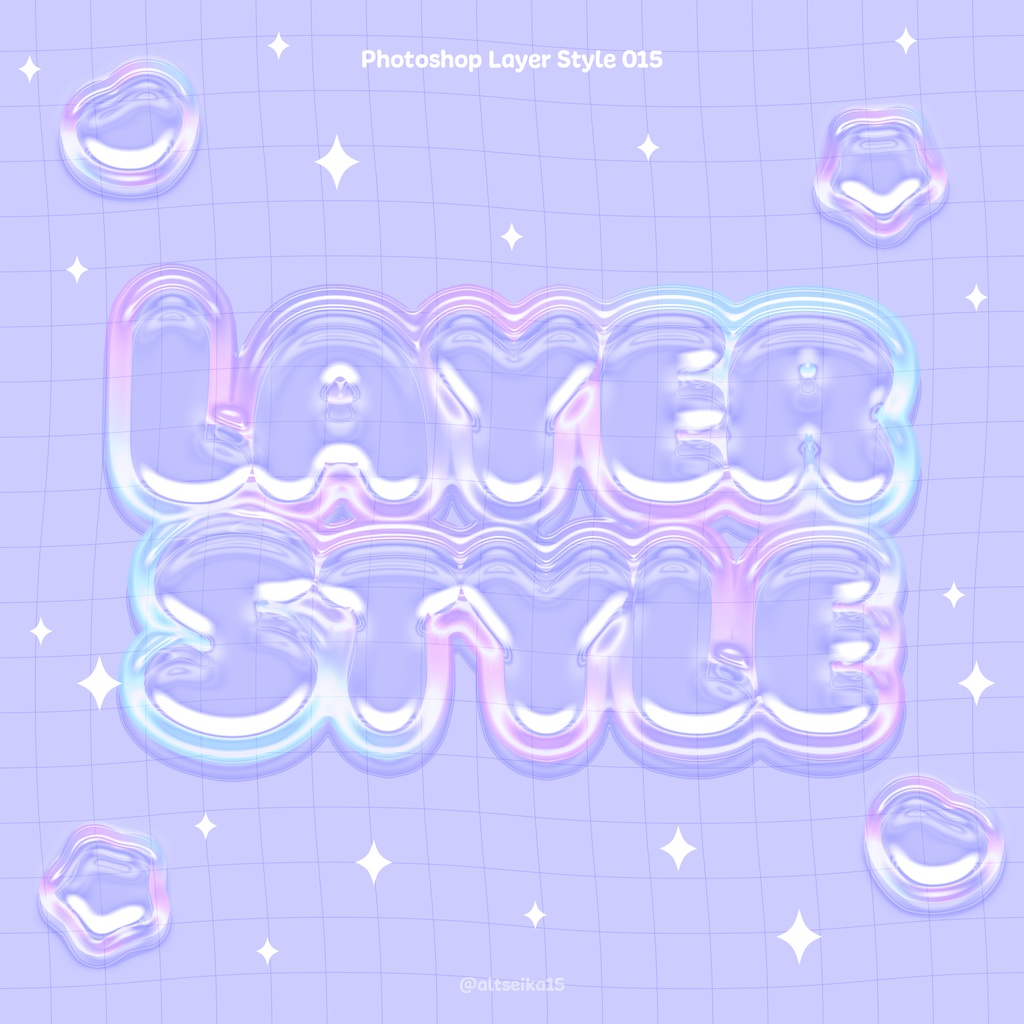 【Photoshopレイヤースタイル】001_015セット