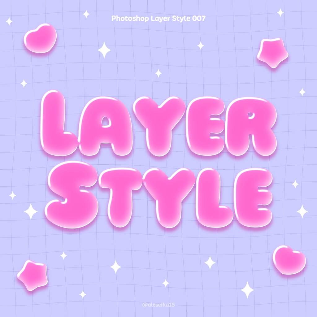 【Photoshopレイヤースタイル】001_015セット