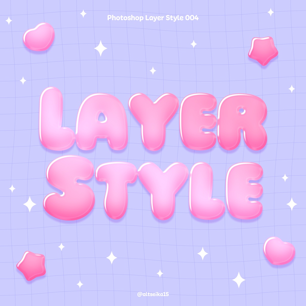 【Photoshopレイヤースタイル】001_015セット