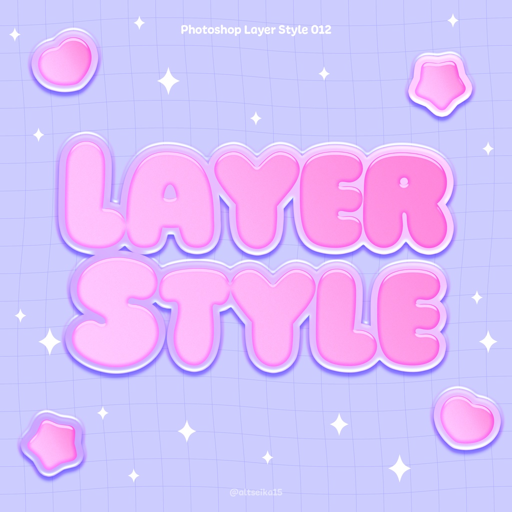 【Photoshopレイヤースタイル】001_015セット