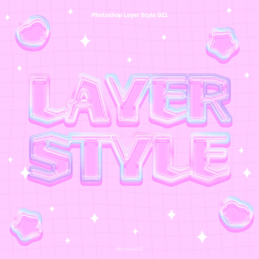【Photoshopレイヤースタイル】016〜025セット/単体
