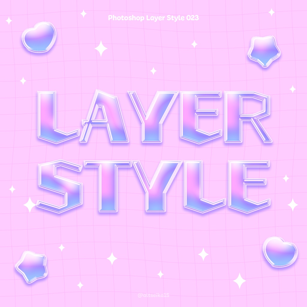 【Photoshopレイヤースタイル】016〜025セット/単体