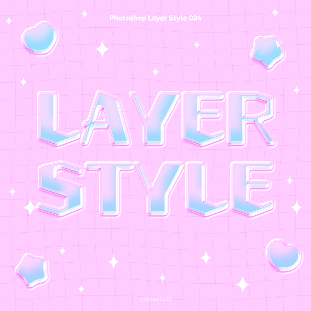 【Photoshopレイヤースタイル】016〜025セット/単体