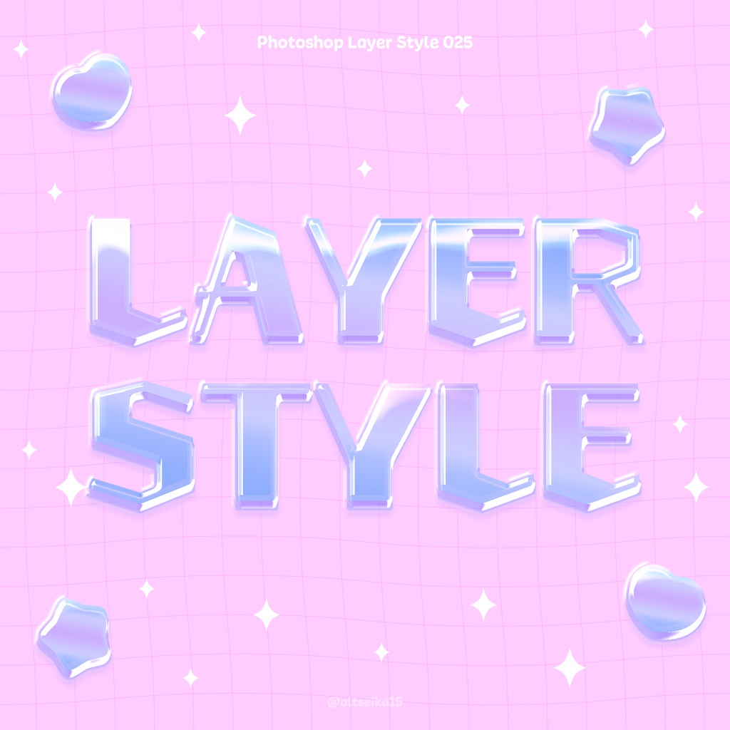 【Photoshopレイヤースタイル】016〜025セット/単体