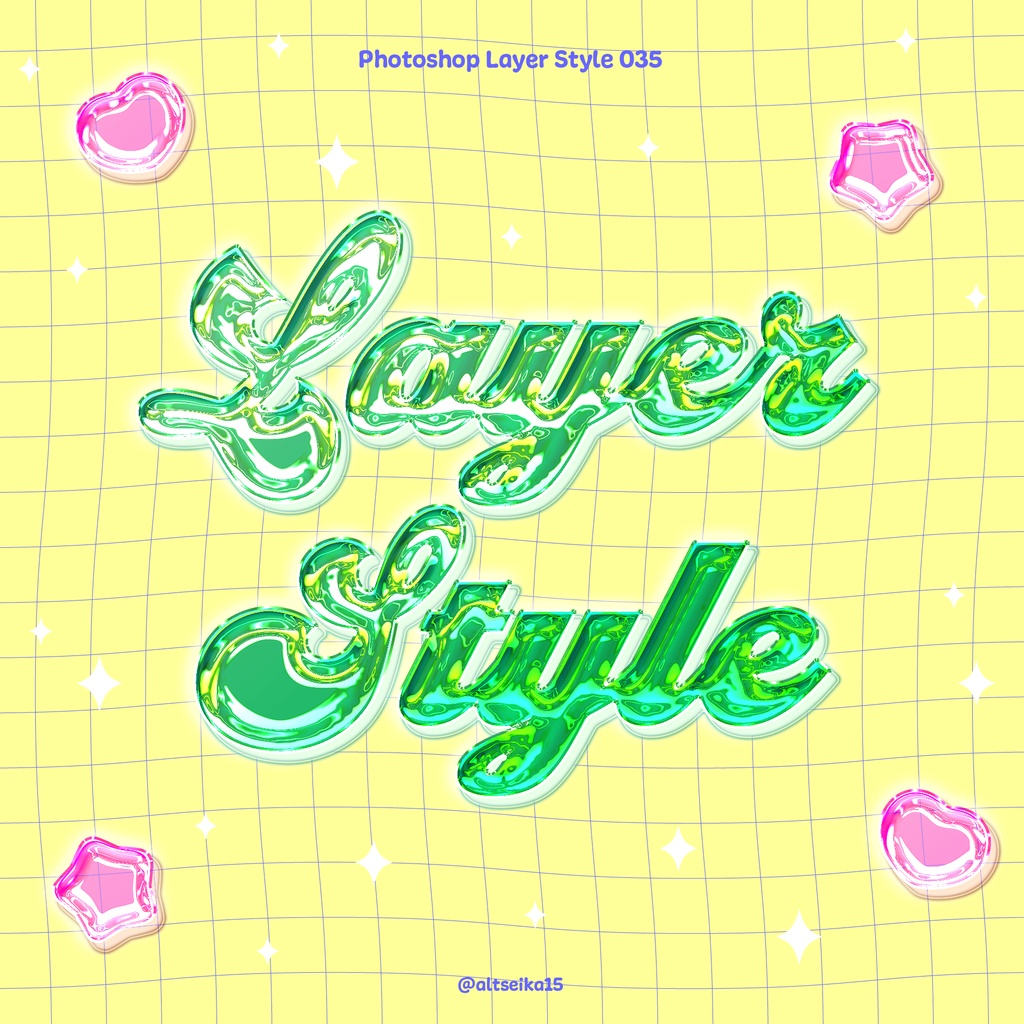 ⭐︎5月30日までリリース記念価格⭐︎【Photoshopレイヤースタイル】034〜049セット/単体