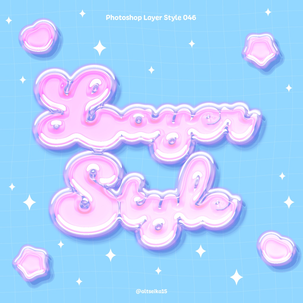 ⭐︎5月30日までリリース記念価格⭐︎【Photoshopレイヤースタイル】034〜049セット/単体