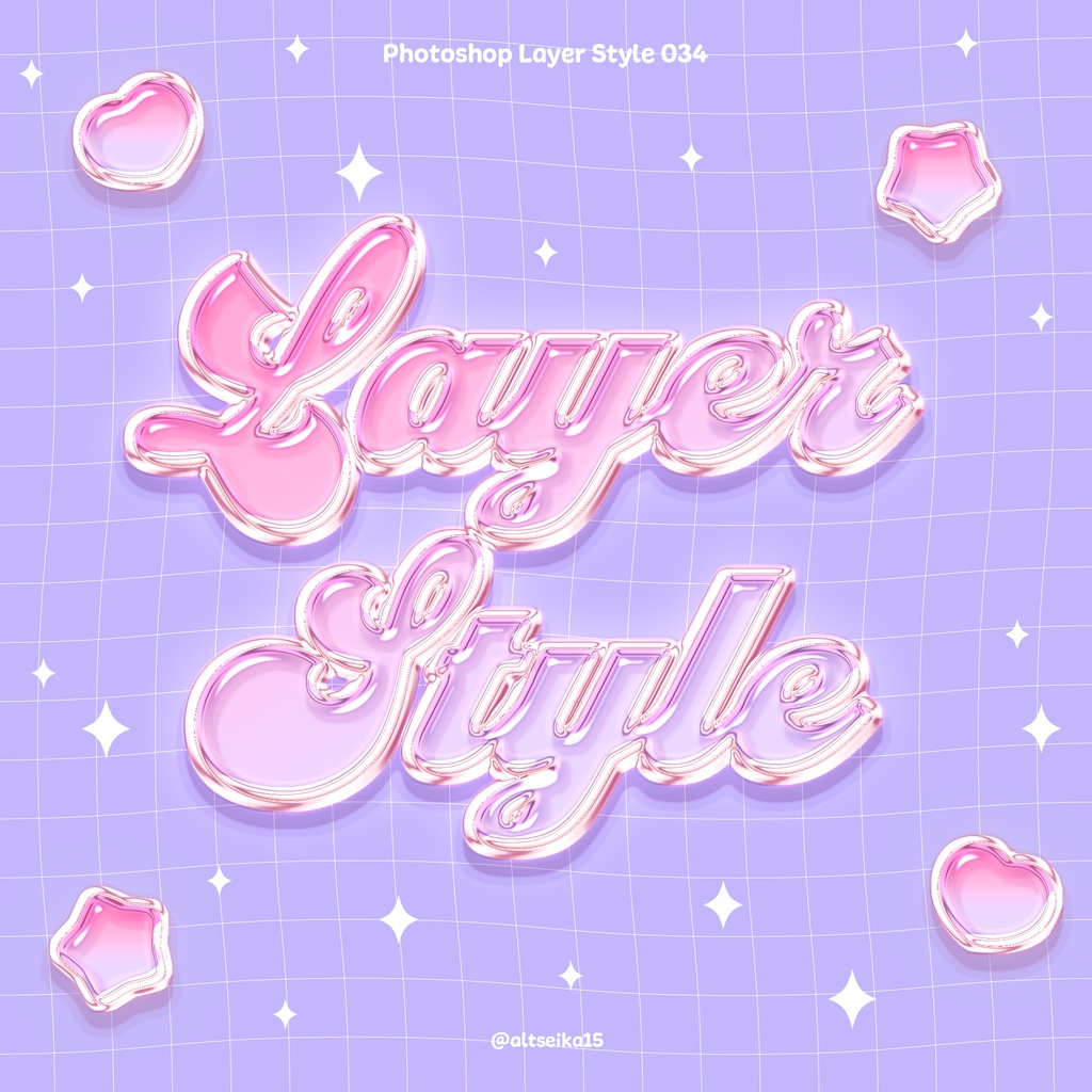 ⭐︎5月30日までリリース記念価格⭐︎【Photoshopレイヤースタイル】034〜049セット/単体