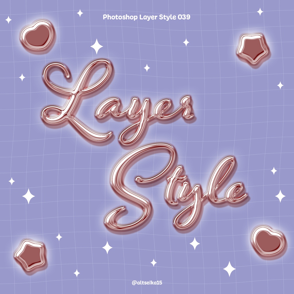 ⭐︎5月30日までリリース記念価格⭐︎【Photoshopレイヤースタイル】034〜049セット/単体