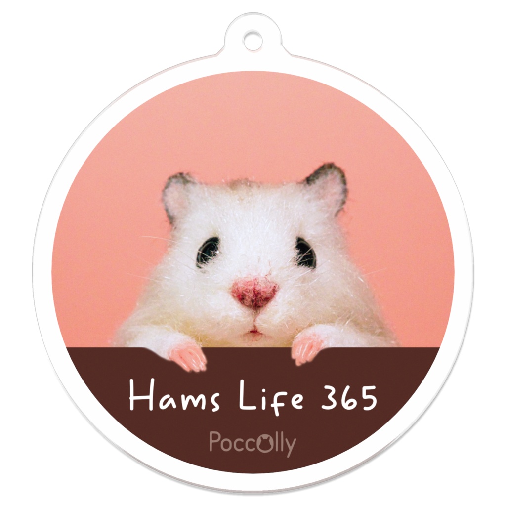 【Hams Life 365】アクリルキーホルダー ジャンハムのアン子 ひょっこりタイプ