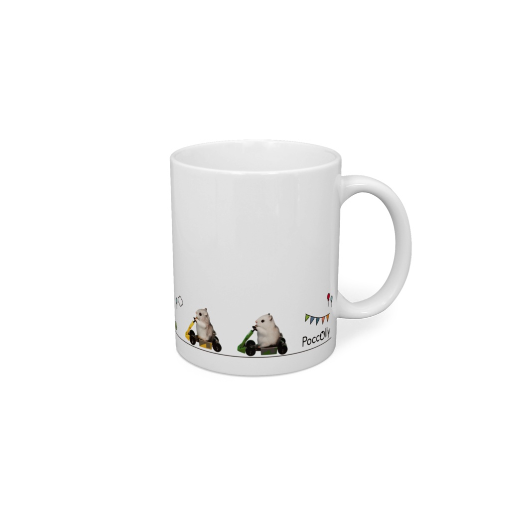 【Hams Life 365】マグカップ ハムズカート