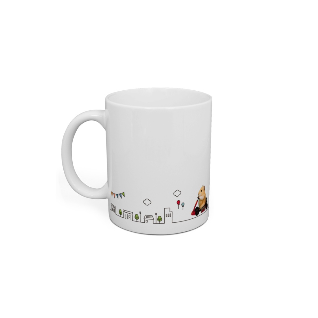 【Hams Life 365】マグカップ ハムズカート