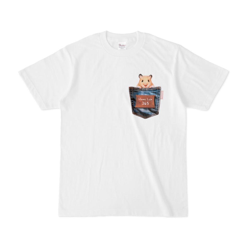 【Hams Life 365】白Tシャツ キンクマのクマ夫