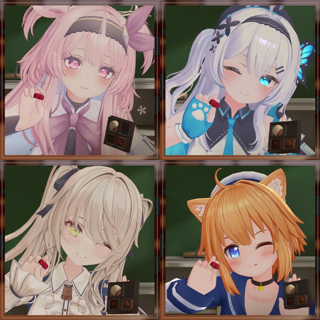 【17アバター対応】Valentine2026 ギフトチョコレート ノワール&ブラン