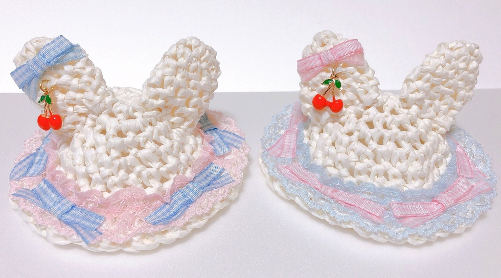 うさみみ麦わら帽子