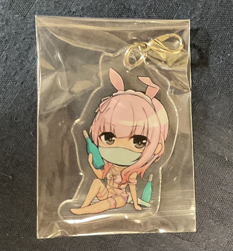 CH35 シャンパンめる　アクリルキーホルダー