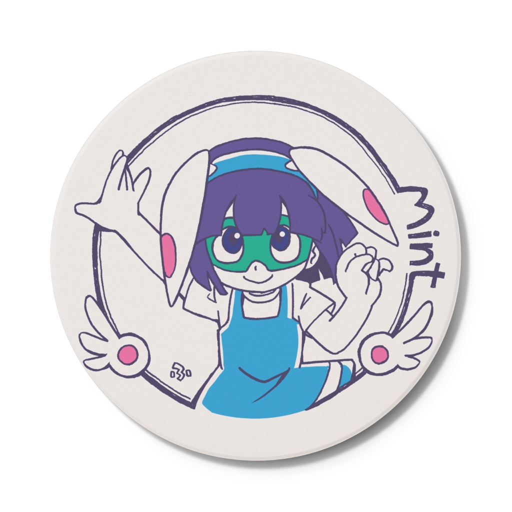 ミントちゃん コースター