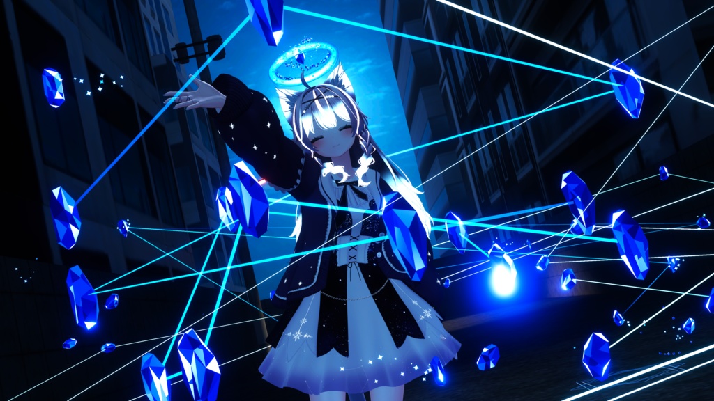 【VRChat想定】GemStella Halo