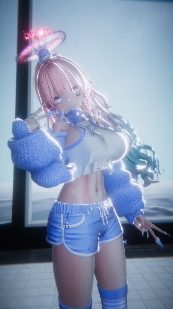 【VRChat想定】GemStella Halo