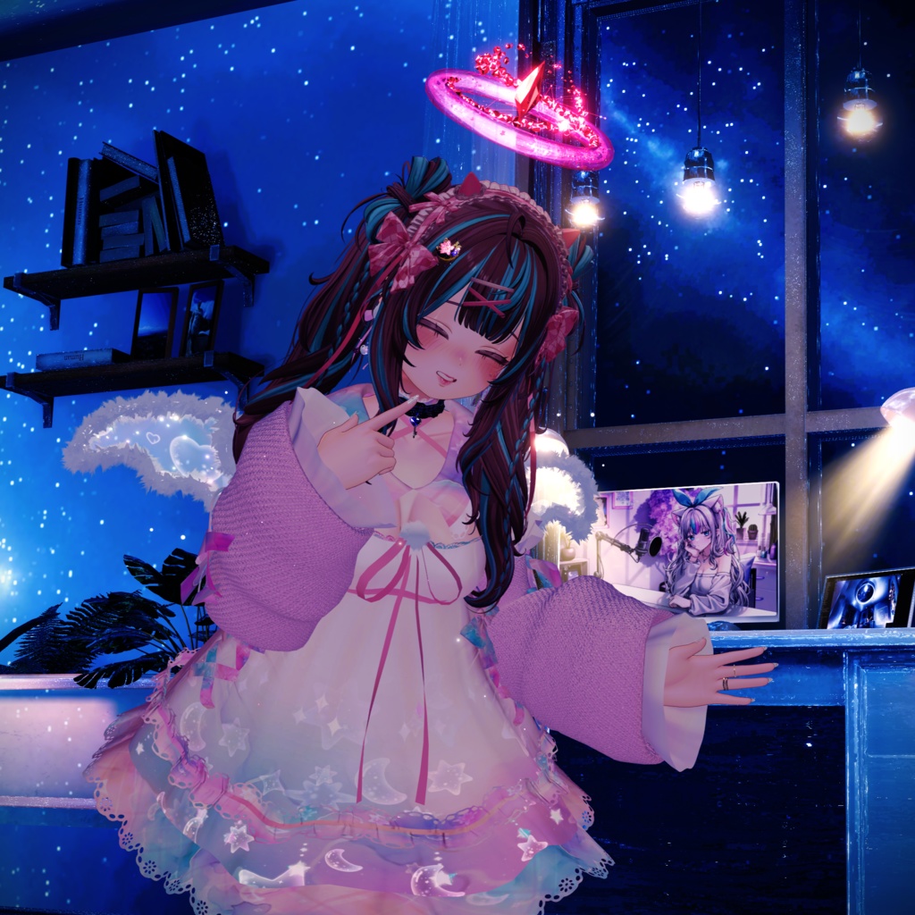 【VRChat想定】GemStella Halo