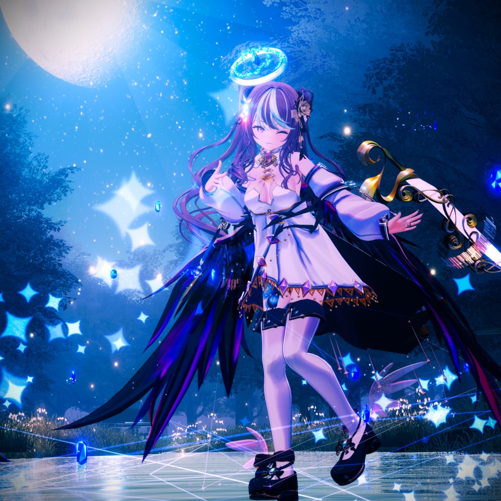 【VRChat想定】GemStella Halo