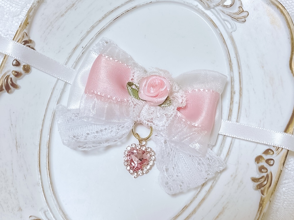 【ぬいぐるみ用】ピンクフラワー