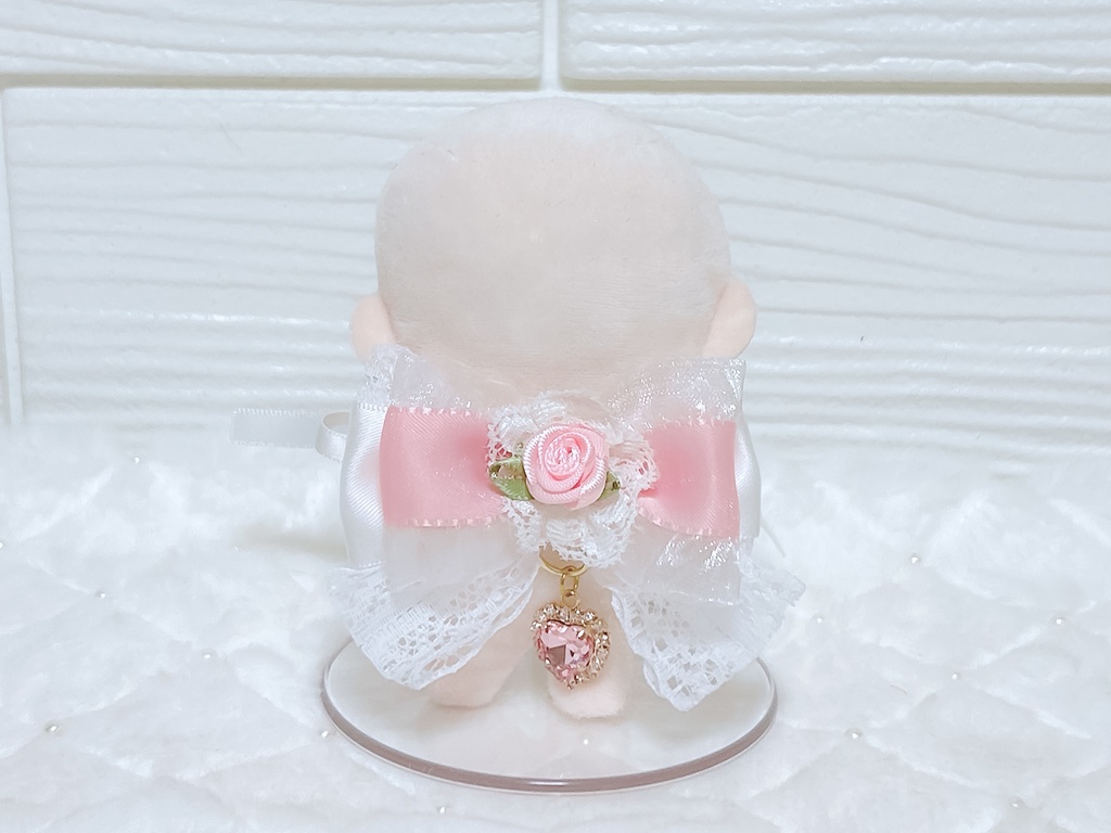 【ぬいぐるみ用】ピンクフラワー