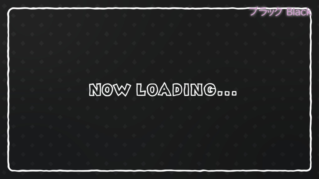 配信待機画面「Cute Square」