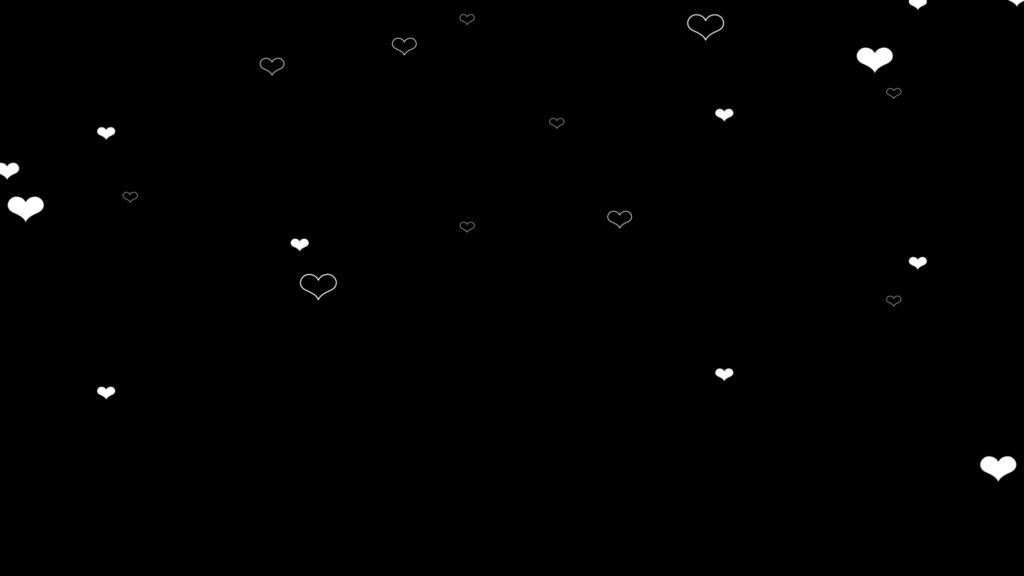 配信用素材 ハートのオーバーレイ「ゆらゆら」