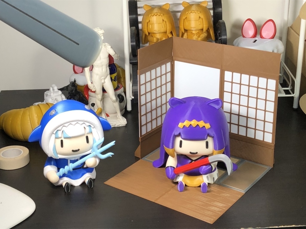 Hololive EN Smol Gura Pen Holder