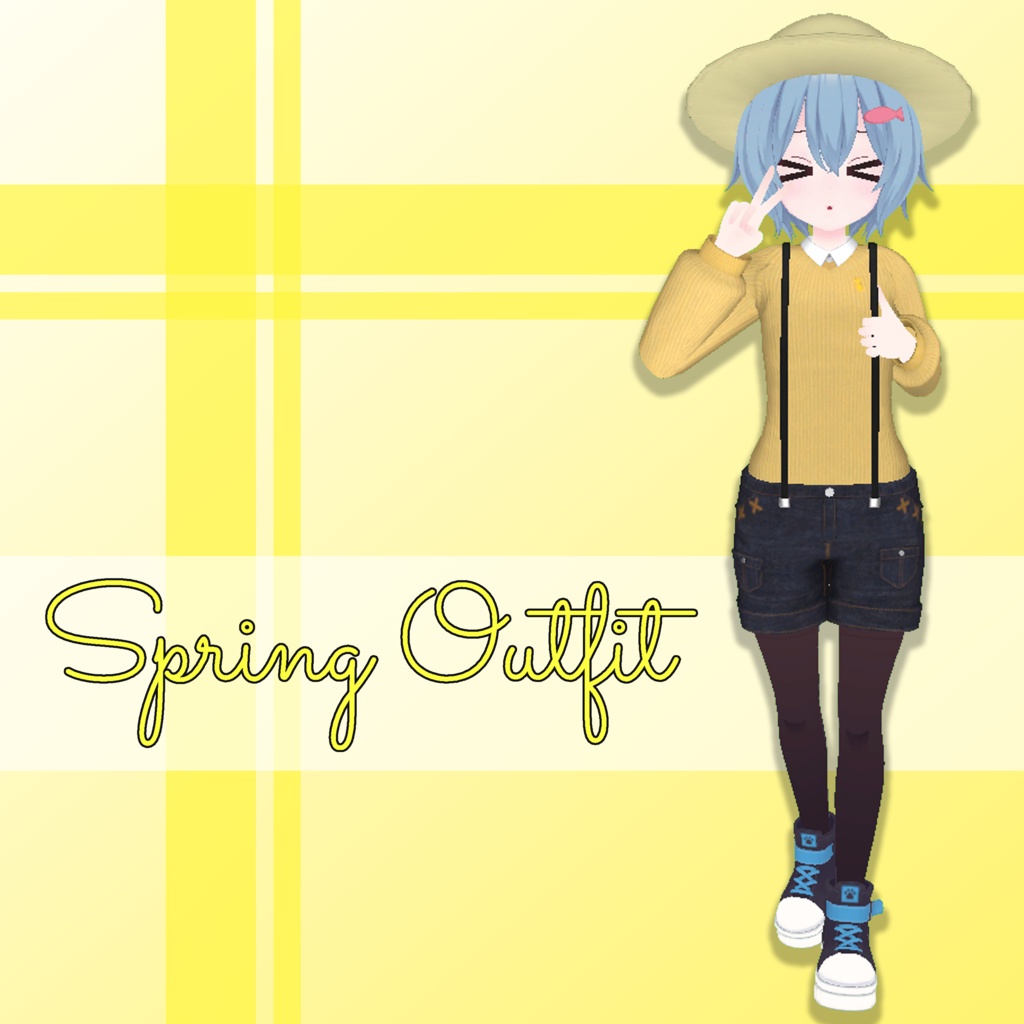 [3Dモデル]春の服