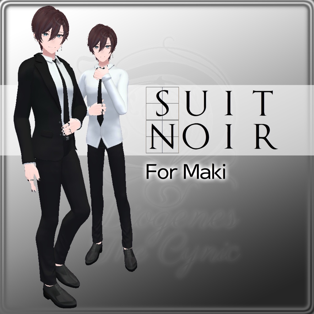 [3Dモデル]Suit-Noir(Maki●まき専用)