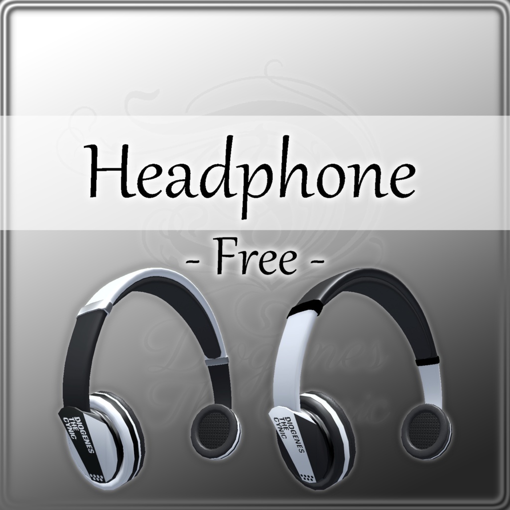 [3Dモデル]Headphone - Free Item -