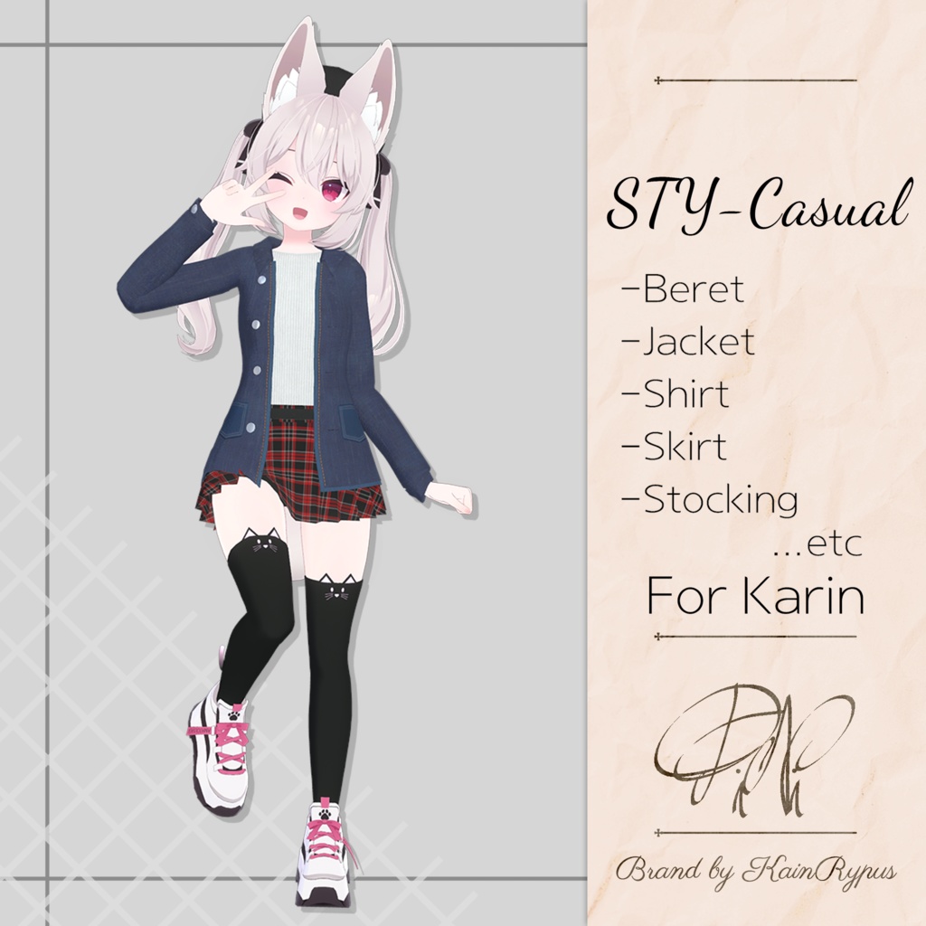 [3Dモデル]STY_Casual(Karin●カリン専用)