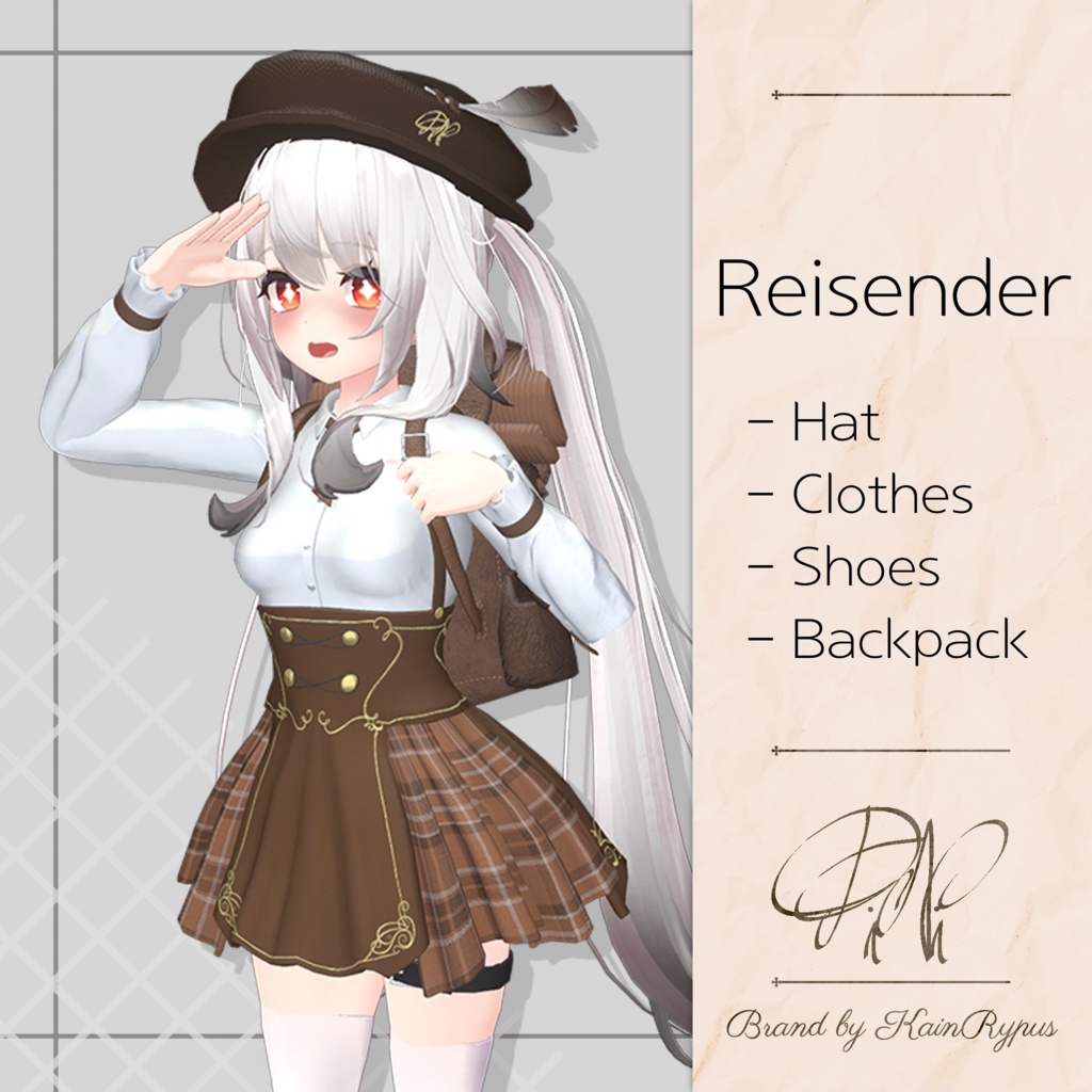 [3Dモデル]Reisender(Maya●舞夜専用)