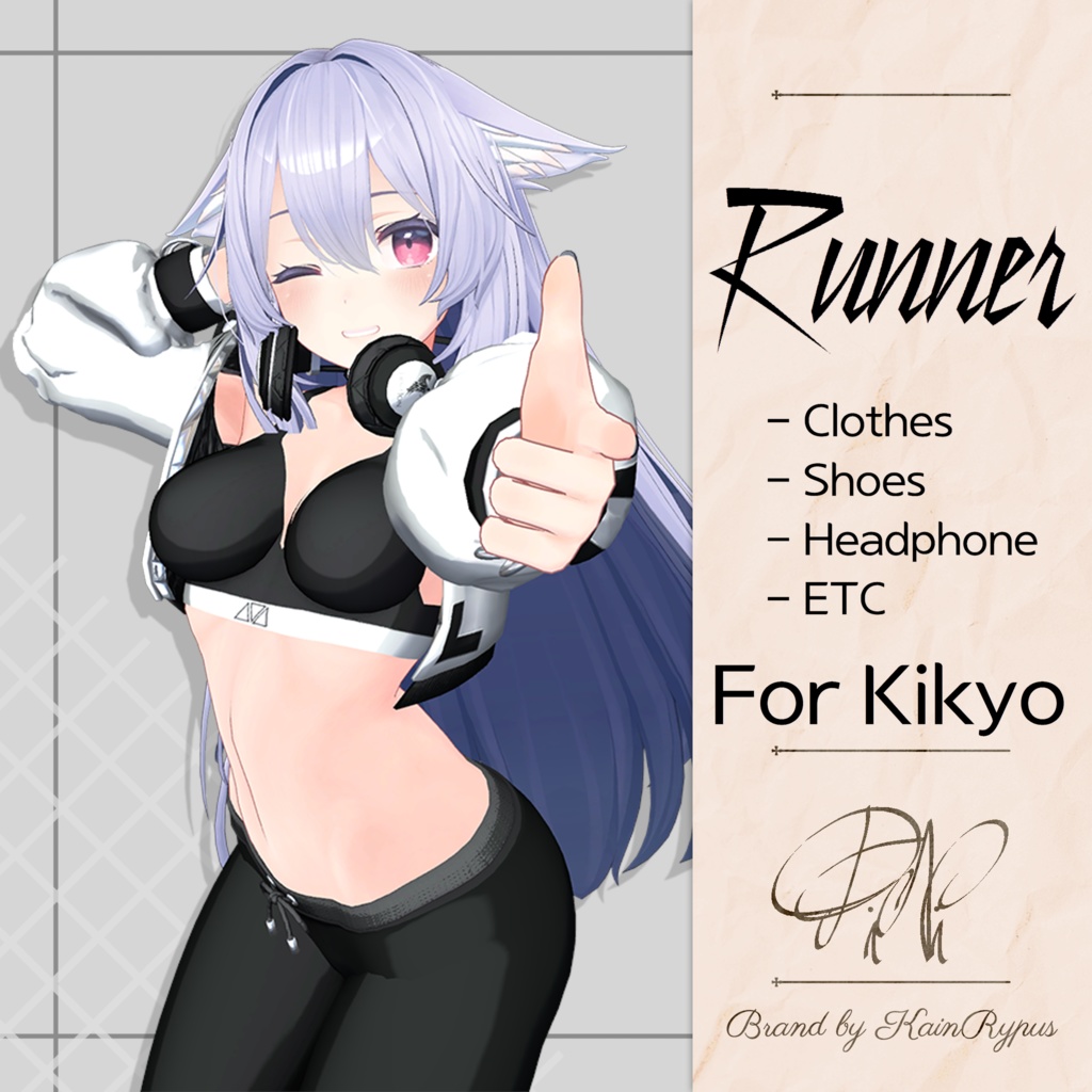 [3Dモデル]Runner(Kikyo●桔梗専用)