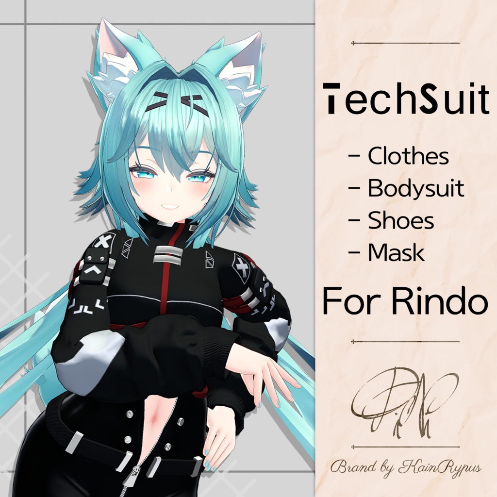 [3Dモデル]TechSuit(Rindo●竜胆専用)