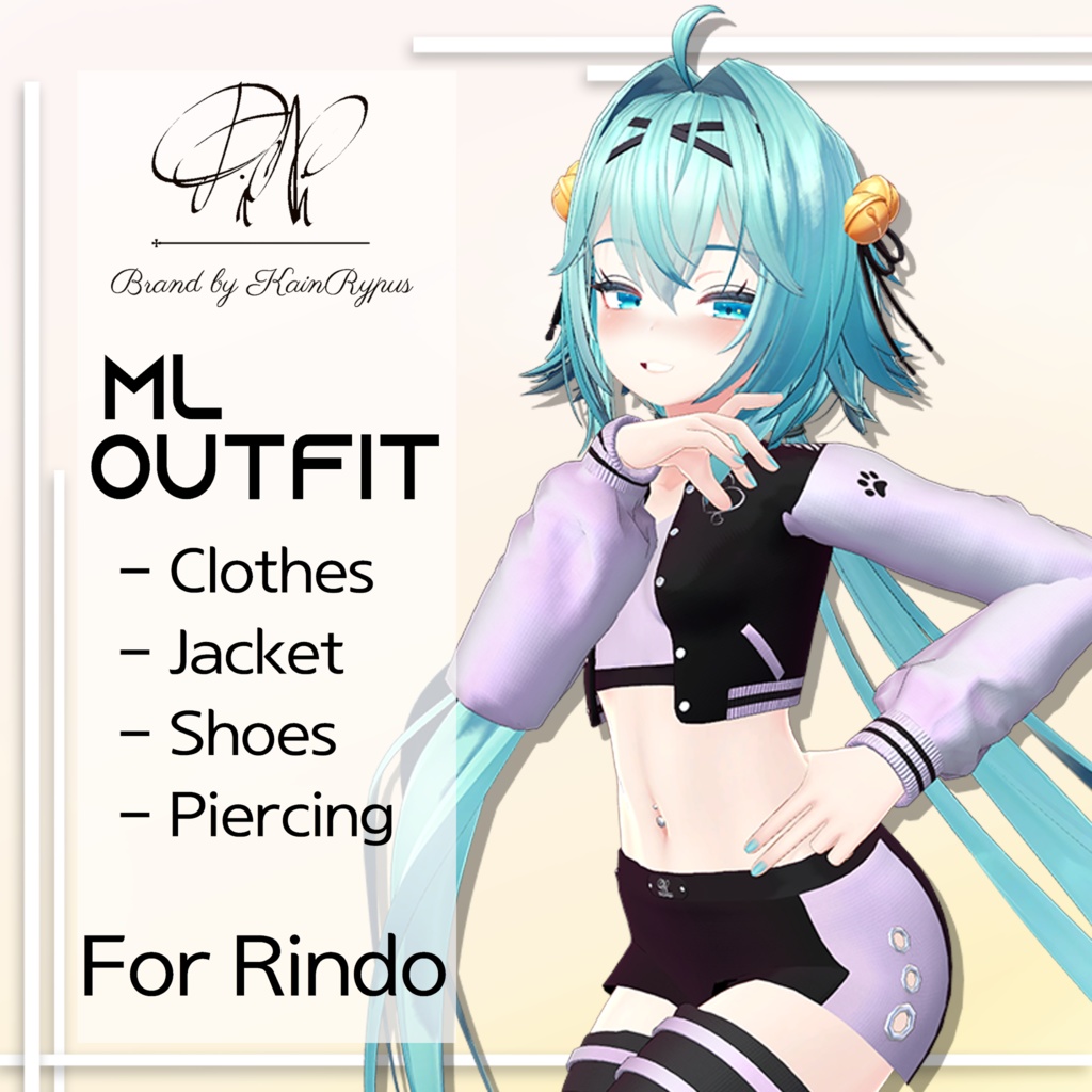 [3Dモデル]ML_Outfit(Rindo●竜胆専用)