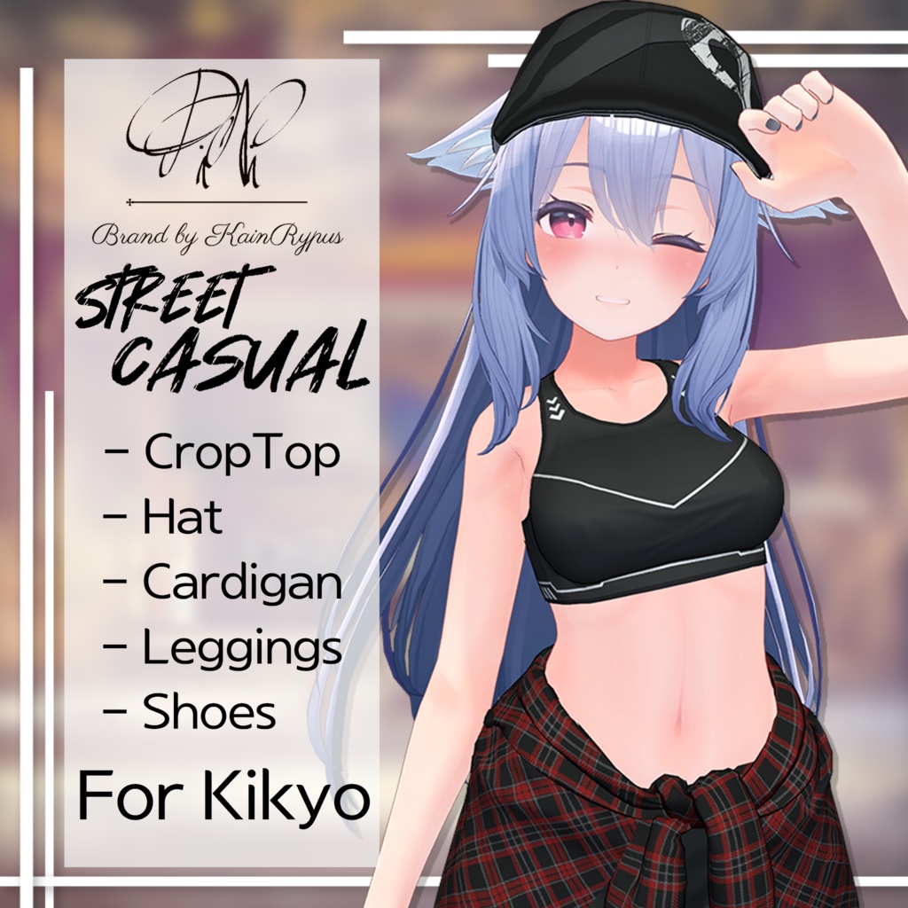 [3Dモデル]StreetCasual(Kikyo●桔梗専用)