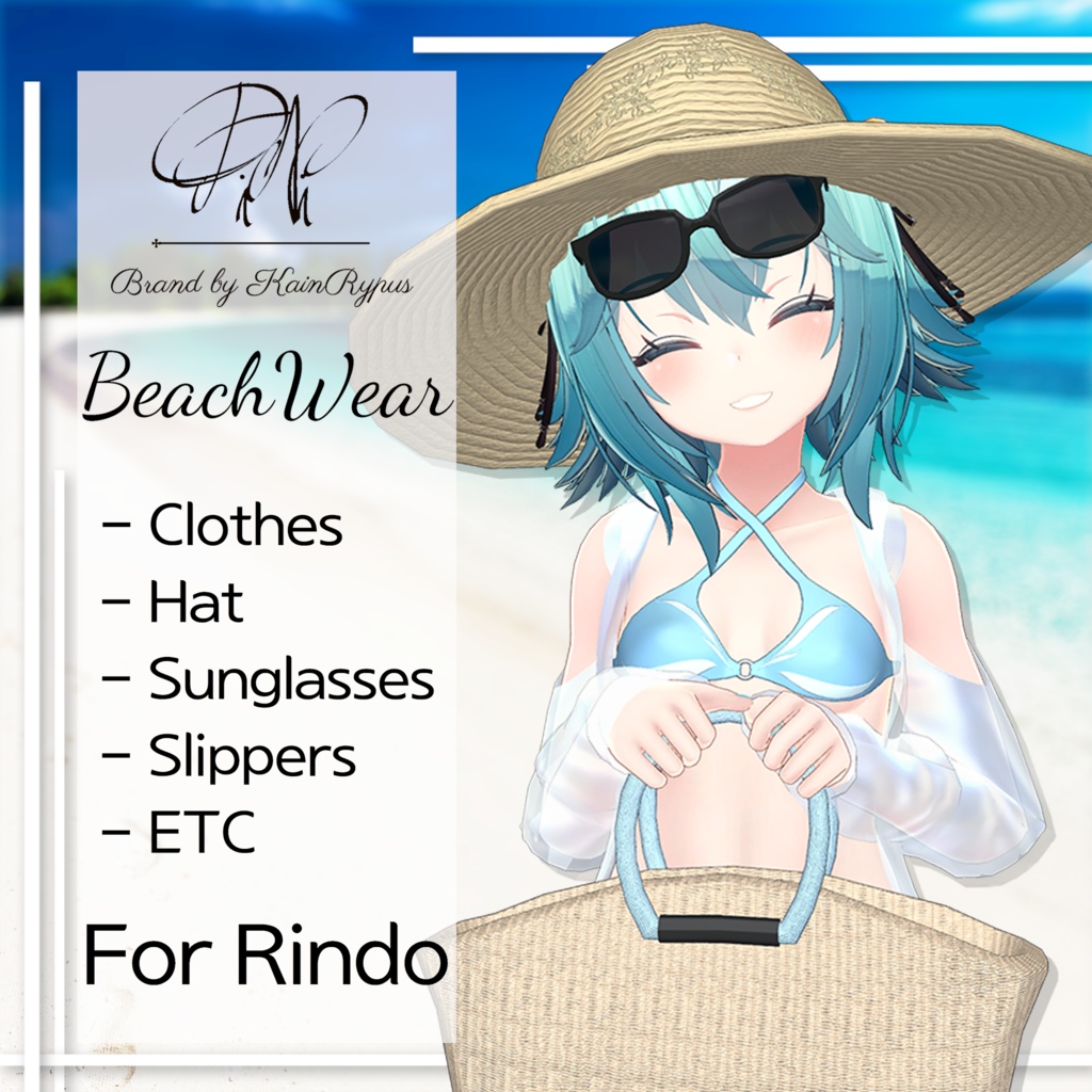 [3Dモデル]BeachWear(Rindo●竜胆専用)