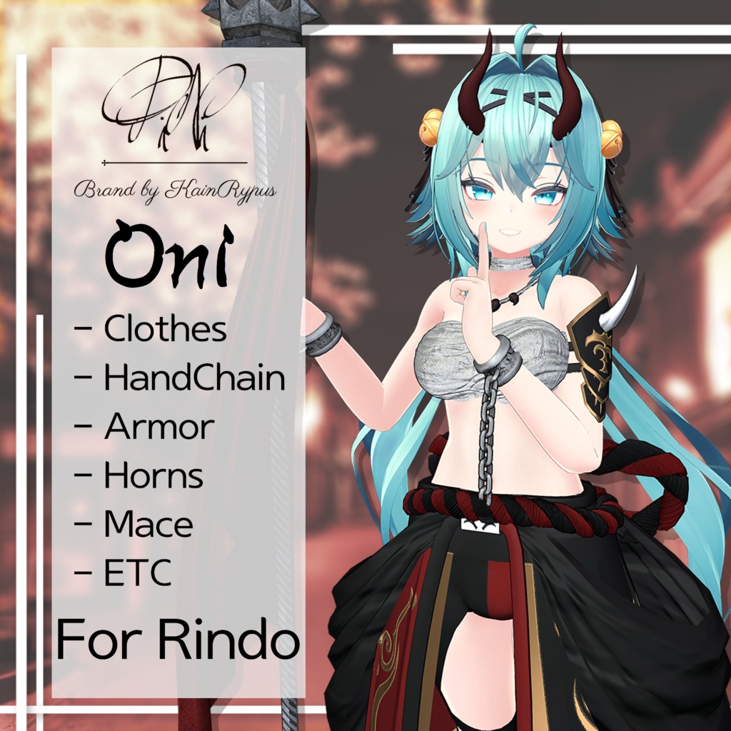[3Dモデル]Oni(Rindo●竜胆専用)