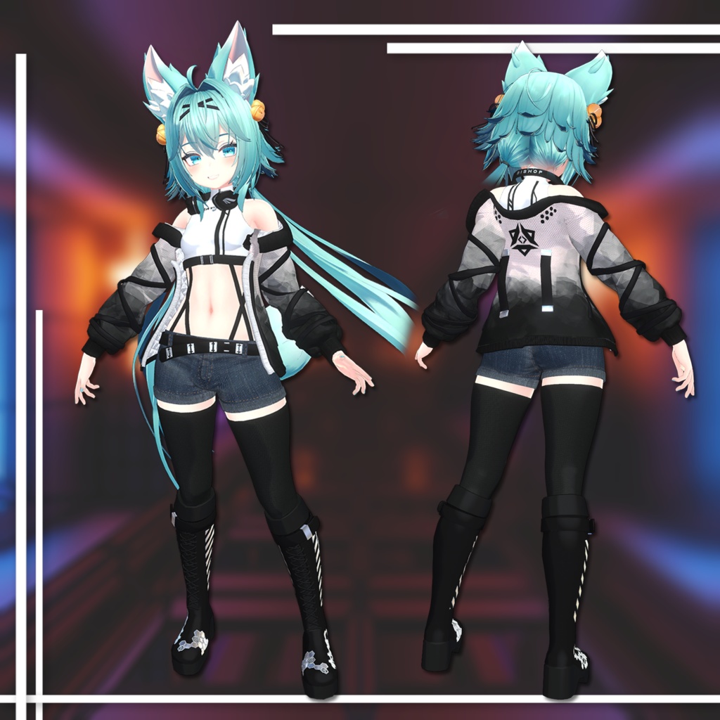[3Dモデル]Stray(Rindo 竜胆専用) - Pini - BOOTH