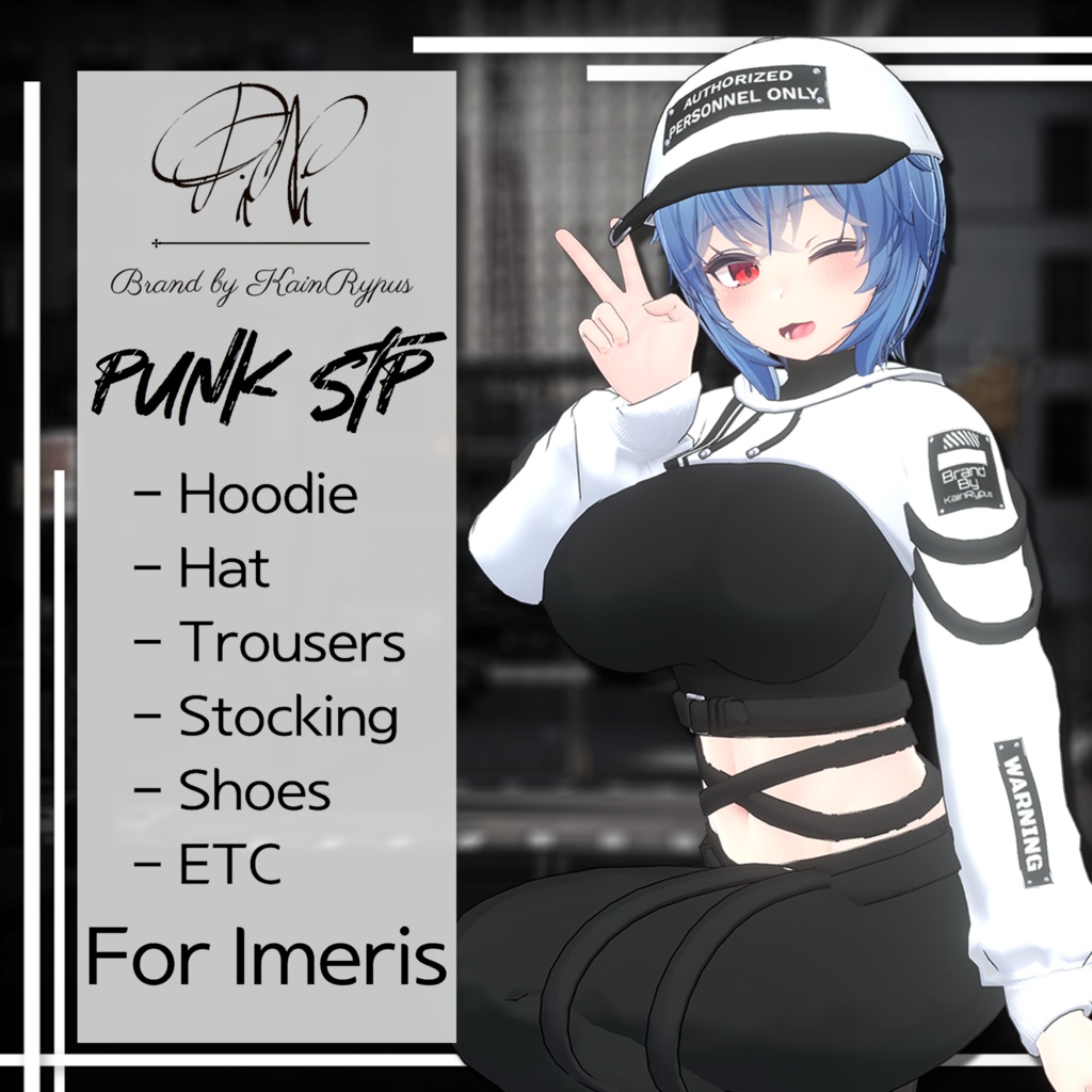 3Dモデル]Punk_STP(Imeris○イメリス専用) - Pini - BOOTH