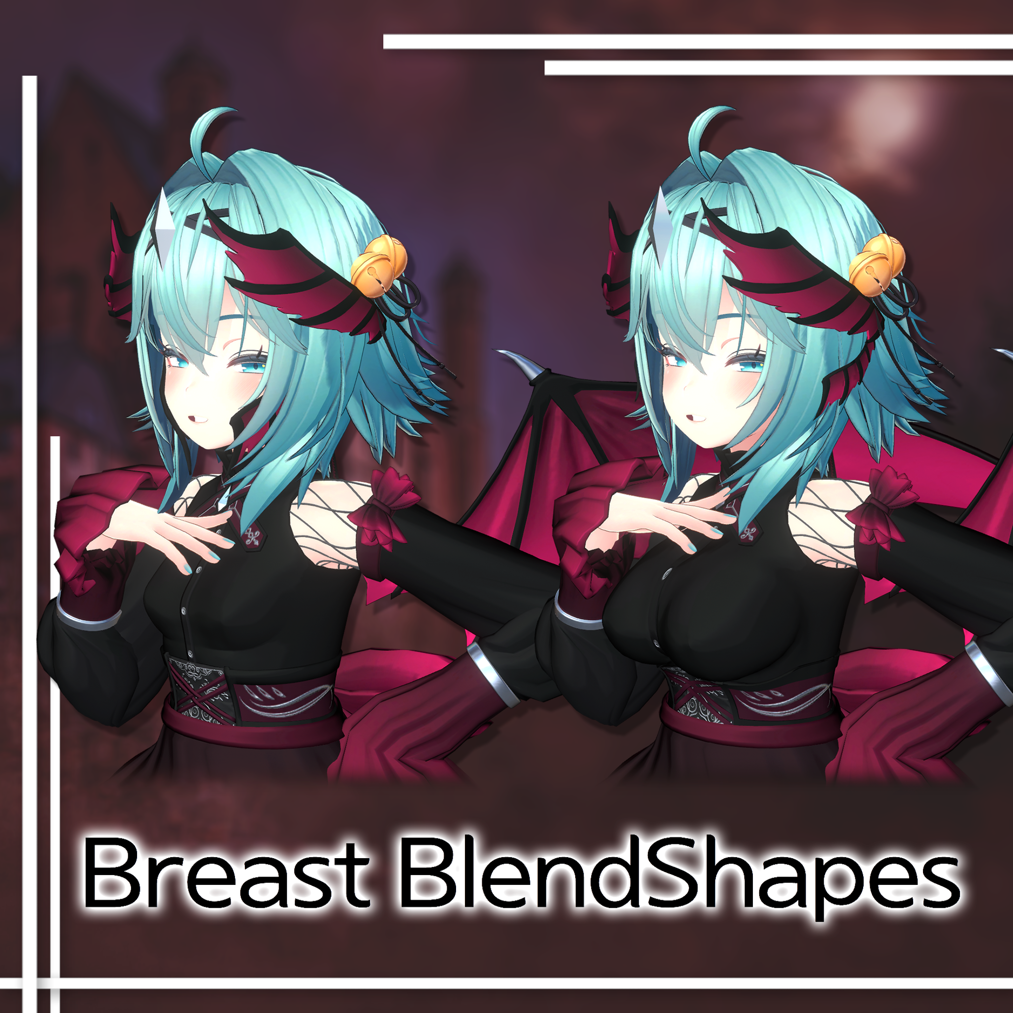 [3Dモデル]Blood Dress(Rindo 竜胆専用) - Pini - BOOTH