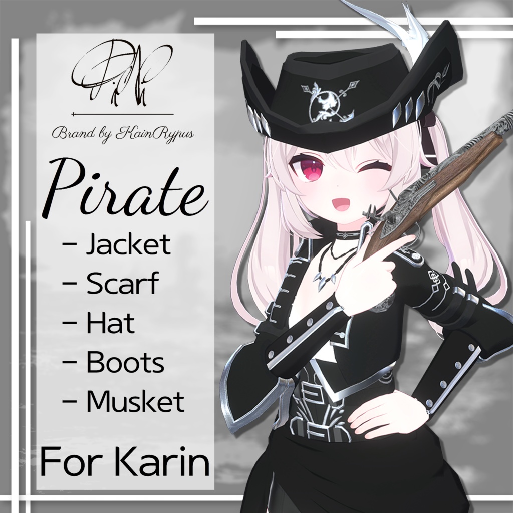 [3Dモデル]Pirate(Karin●カリン専用)