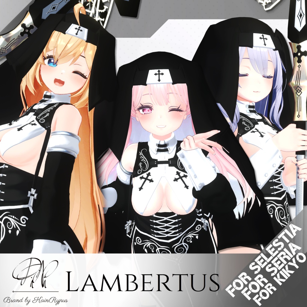 [3Dモデル]Lambertus(セレスティア●桔梗●セリア)専用