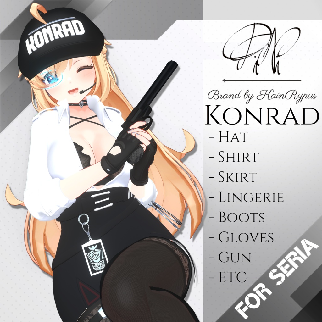[3Dモデル]Konrad(Seria●セリア専用)