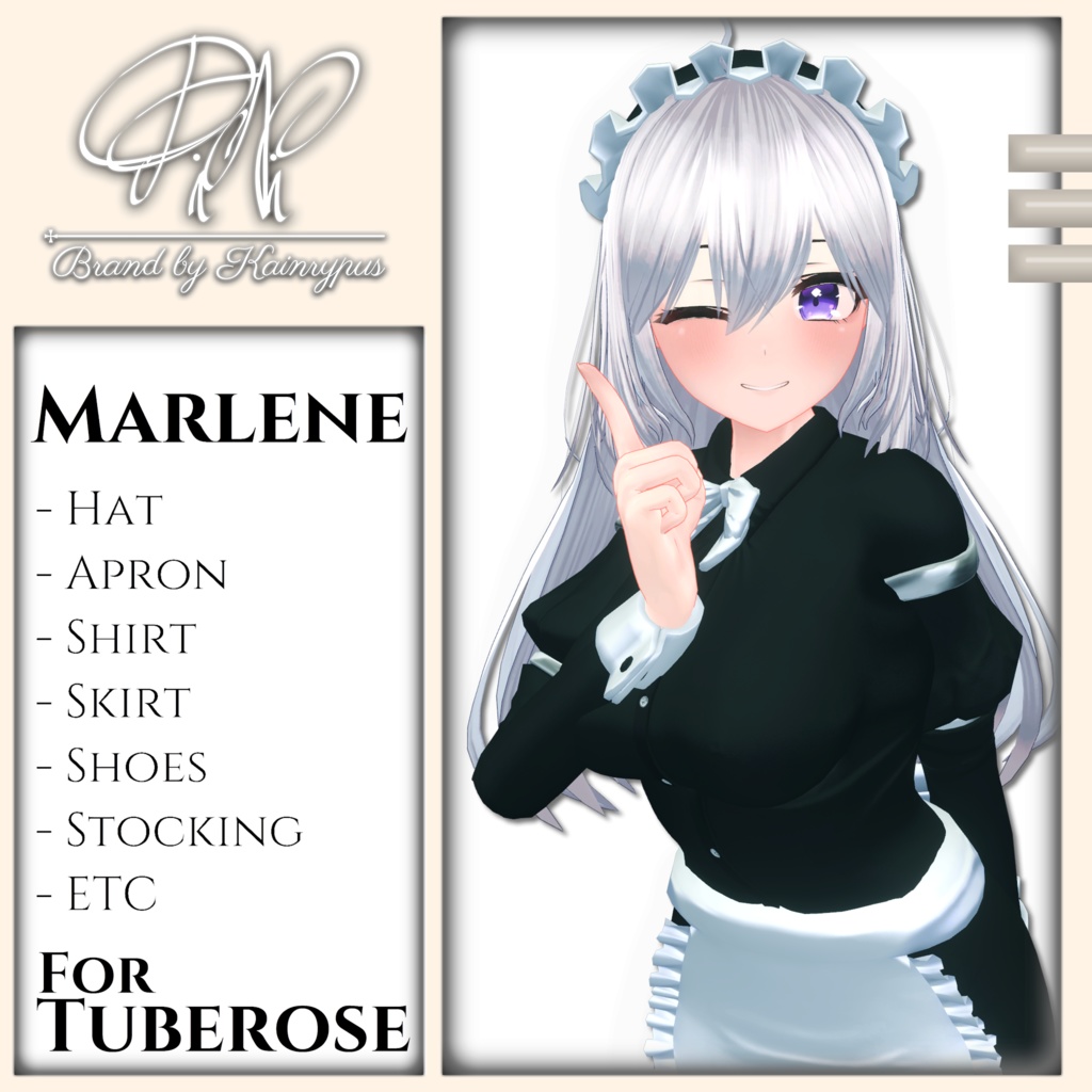[3Dモデル]Marlene(TubeRose専用)